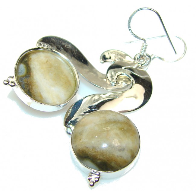 New Design Of Jasper Sterling Silver earrings