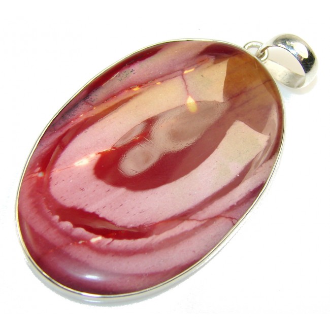 Great Impression!! Mookaite Sterling Silver Pendant