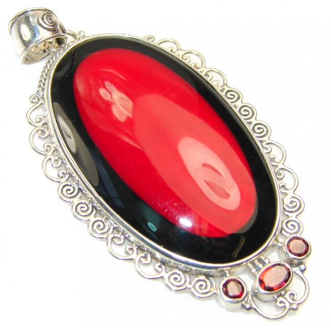 Faith In Love!! Fossilized Coral Sterling Silver pendant
