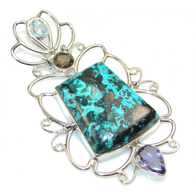 Instant Classic!! Azurite Sterling Silver Pendant