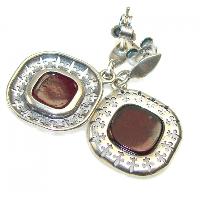 Passion Polish Amber Sterling Silver earrings