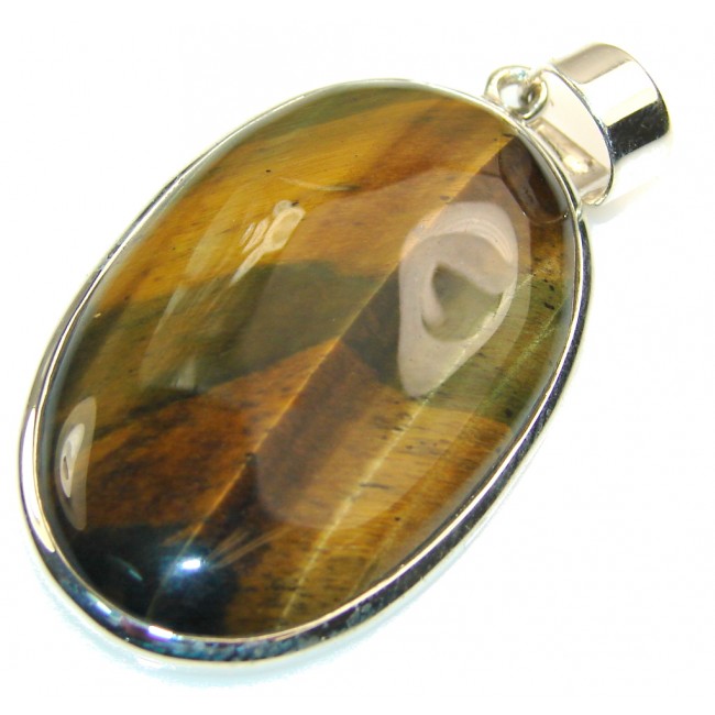 Passion Tigers Eye Sterling Silver Pendant