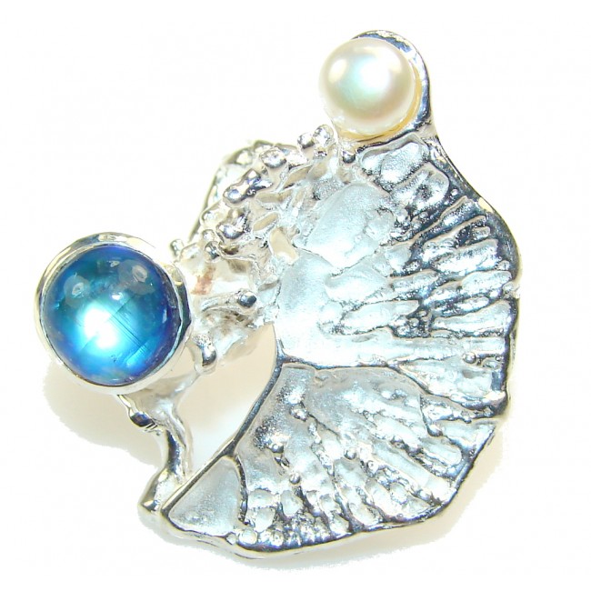 Awesome Design Of Kyanite Italy Made Sterling Silver ring s. 6