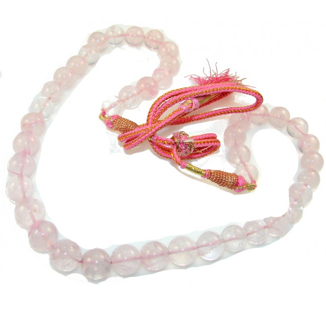My Sweet Pink Rose Quartz necklace
