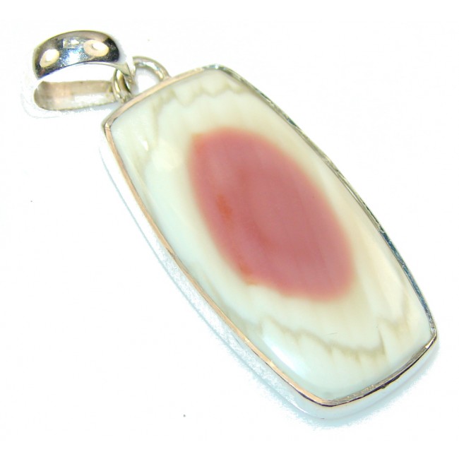Unique AAA+++ Imperial Jasper Sterling Silver Pendant