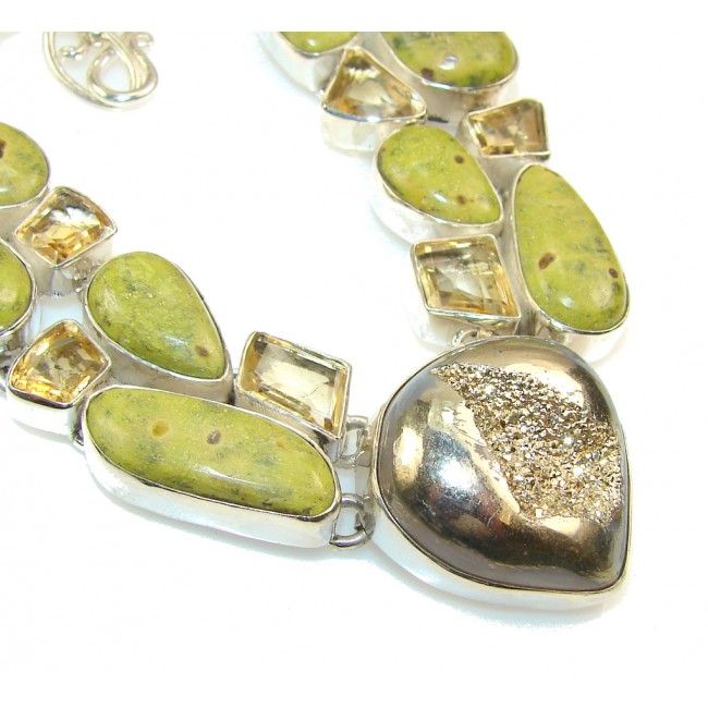 Great Impression!! Druzy Sterling Silver necklace
