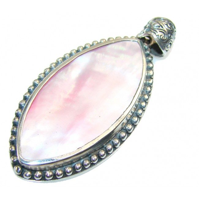 Passion Pink Blister Pearl Sterling Silver pendant