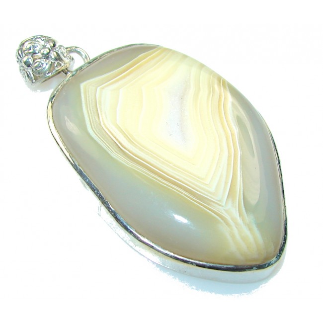 Awesome Yellow Agate Druzy Sterling Silver Pendant