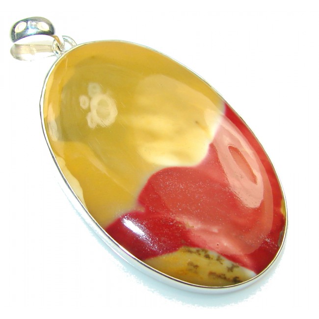 Awesome Australian Mookaite Sterling Silver Pendant