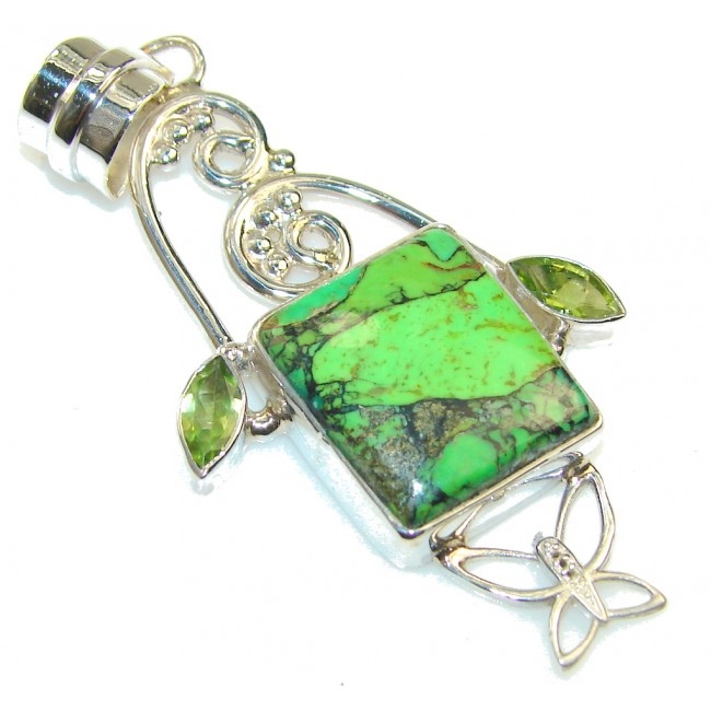 Konta In Mint!! Turquoise Sterling Silver Pendant