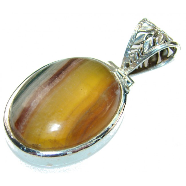 Traditions Fluorite Sterling Silver Pendant