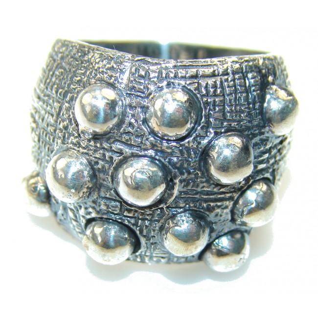 Great Turkish Sterling Silver Ring s. 7