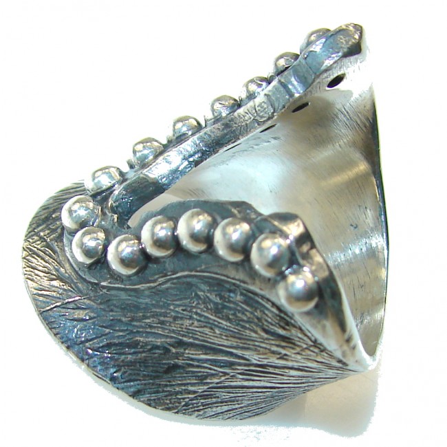 Great Modern Design Turkish Sterling Silver Ring s. 8 1/2