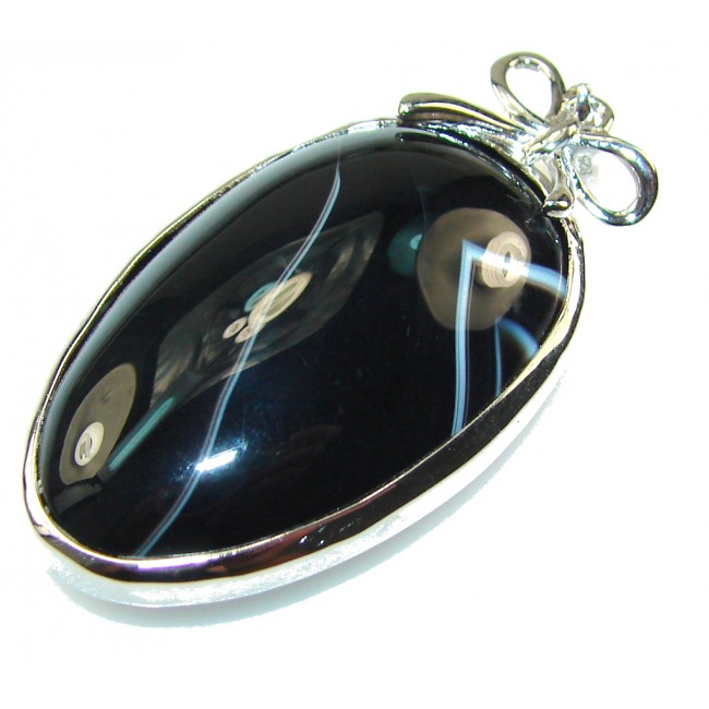 Amazing Gift!! Black Onyx Sterling Silver Pendant
