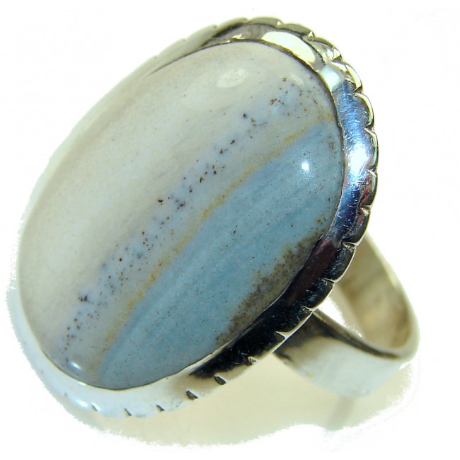 New! Imperial Jasper Sterling Silver Ring s. 9