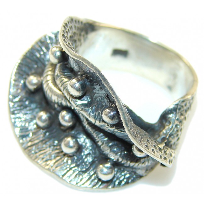 Perfect Italian Made Sterling Silver Ring s. 8