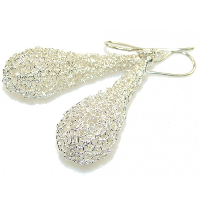 Fashion! Artisan Silver Sterling Silver earrings