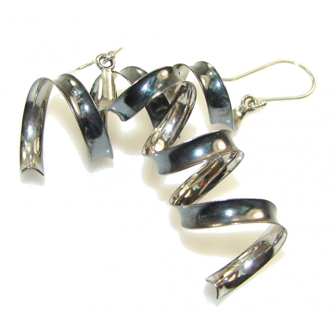 Stylish Design!! Silver Sterling Silver earrings