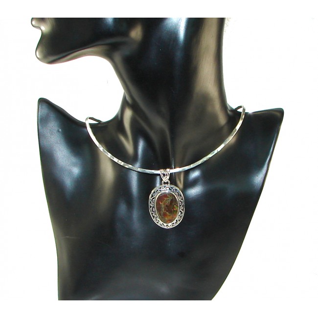 Just Perfect! Ammolite Sterling Silver Pendant