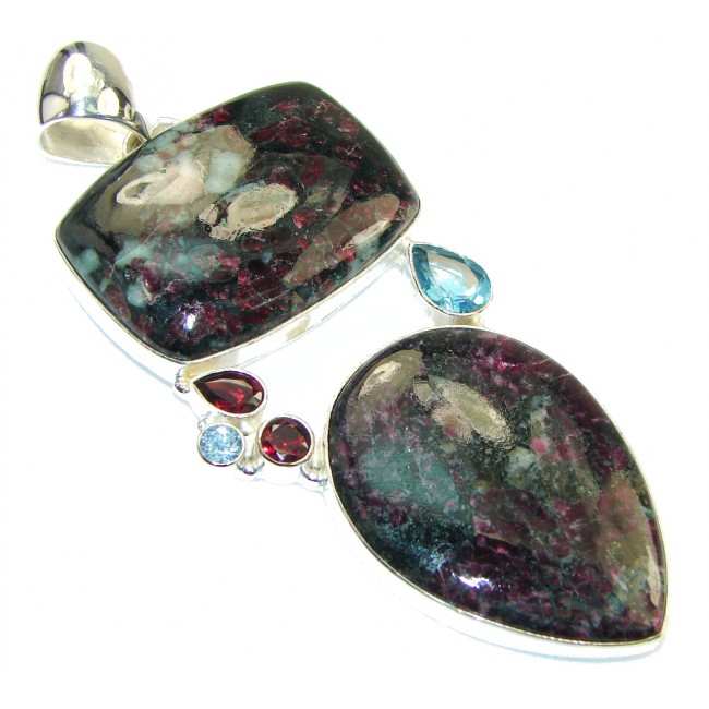 Fantastic Style!! Eudialyte Sterling Silver Pendant