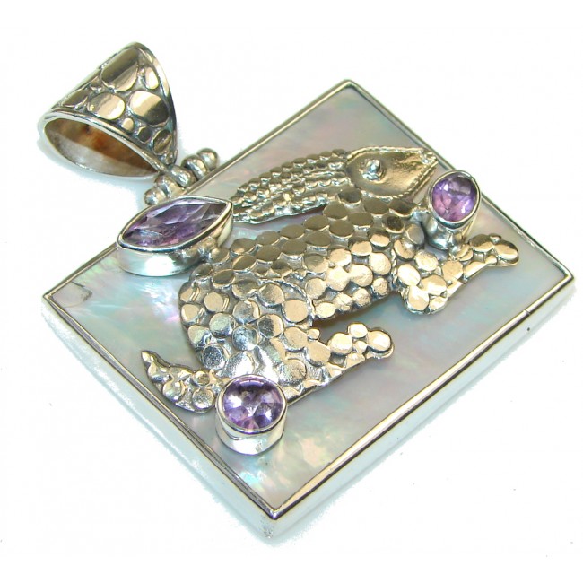 Amazing Design!! Blister Pearl Sterling Silver pendant