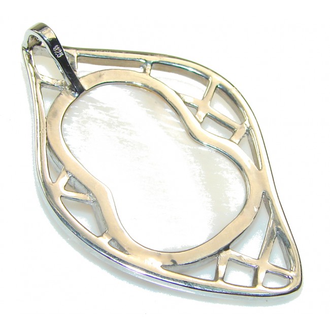 New Fashion!! Blister Pearl Sterling Silver pendant