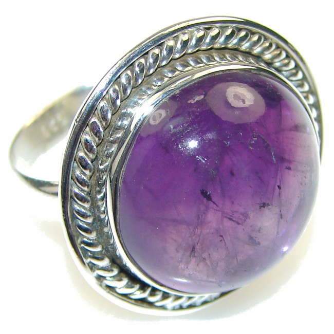 Pale Beauty!! Amethyst Sterling Silver ring; size 9