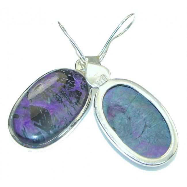 Exclusive! Purple Charoite Sterling Silver earrings