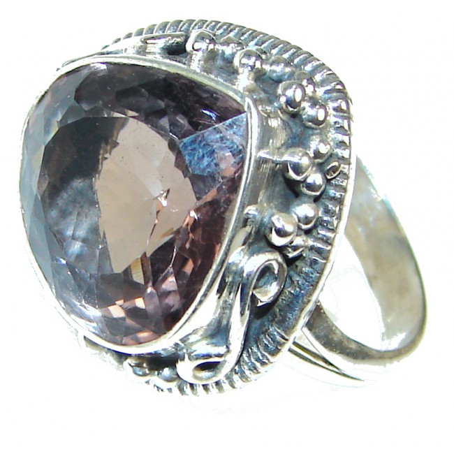 Love At First Sight!! Light Purple Amethyst Sterling Silver Ring s. 6 1/4
