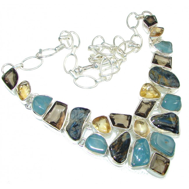 Maya Dreams! Multistone Sterling Silver necklace