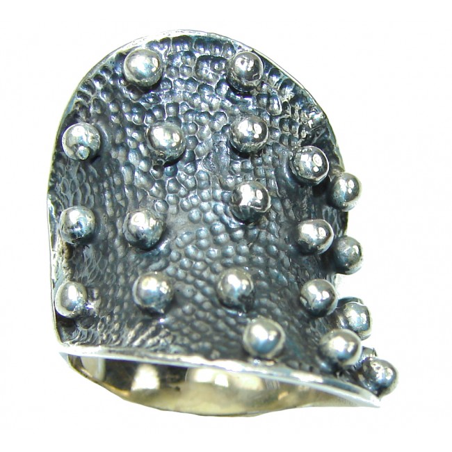 Wonderful Look Of Silver Sterling Silver Ring s. 8