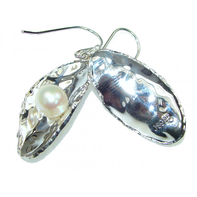 Delicate! Fresh Water Pearl Sterling Silver Earrings