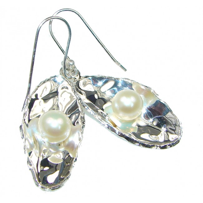 Delicate! Fresh Water Pearl Sterling Silver Earrings