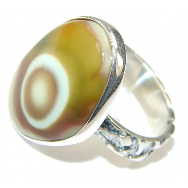 AAA Mexican Imperial Jasper Sterling Silver Ring s. 7 1/4