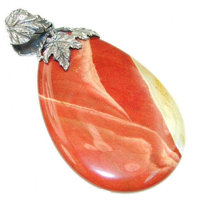 Awesome! AAA Australian Mookaite Sterling Silver Pendant