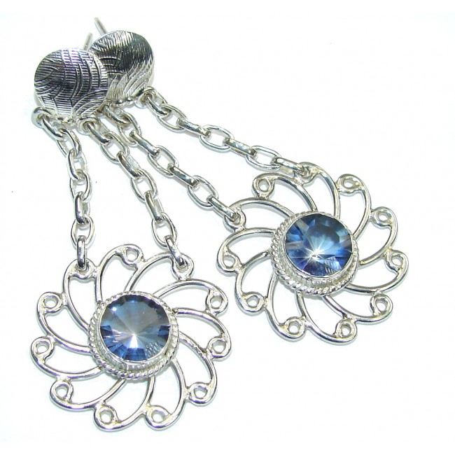 Secret Beauty! Purple Iolite Sterling Silver earrings