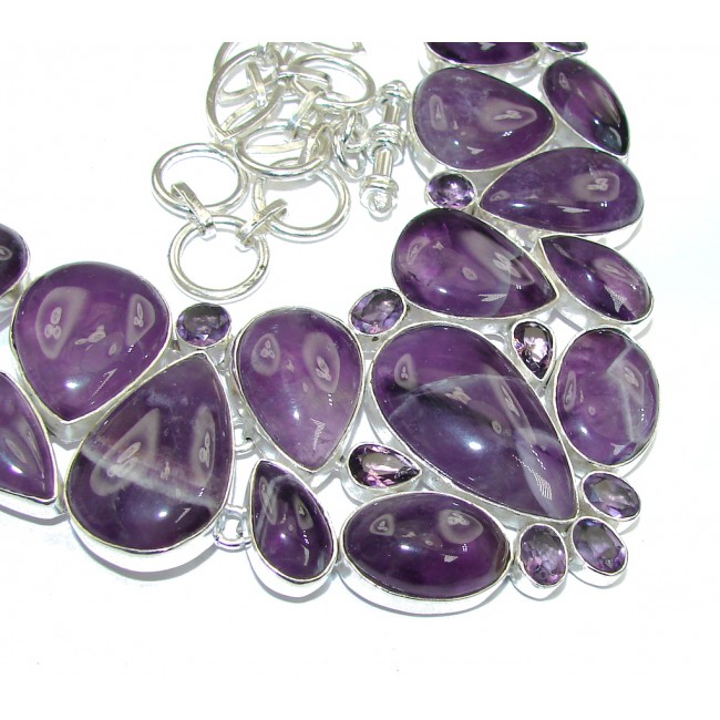 Lavender Dream! Purple Amethyst Sterling Silver necklace