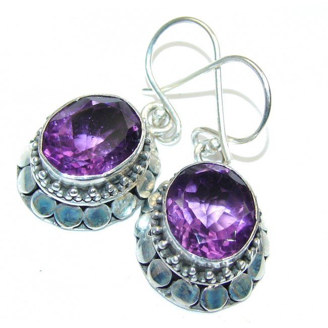 Lavender Dream! Purple Amethyst Sterling Silver earrings
