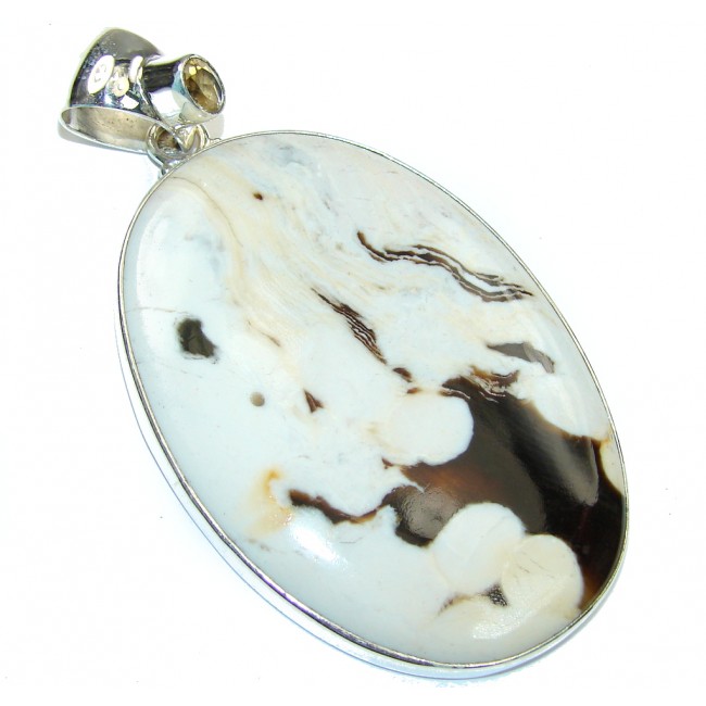 Big! Awesome!! Nugget Jasper Sterling Silver Pendant