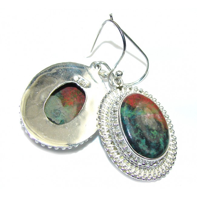 Just Perfect! Red Sonora Jasper Sterling Silver Earrings