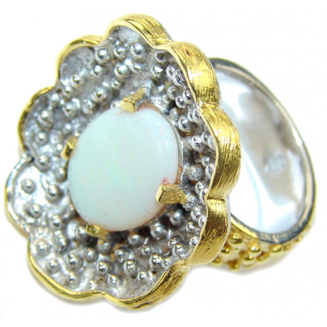 Inspiration AAA Ethiopian Fire Opal Sterling Silver ring s. 7 3/4