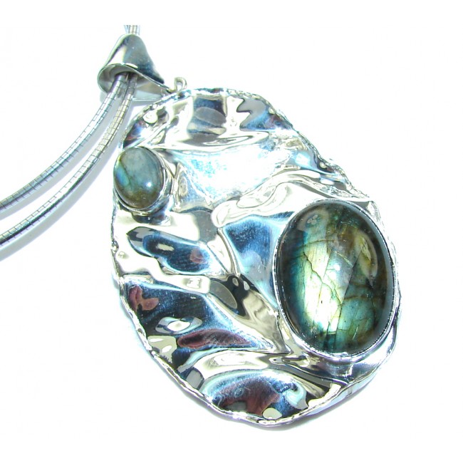 Amazing Style AAA labradorite Sterling Silver necklace