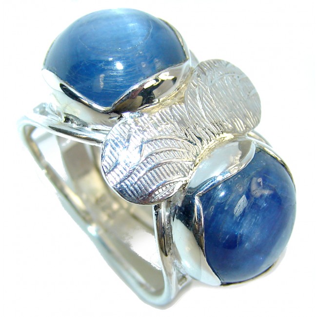 Fantastic Blue Kyanite Sterling Silver Ring s. 8 1/2