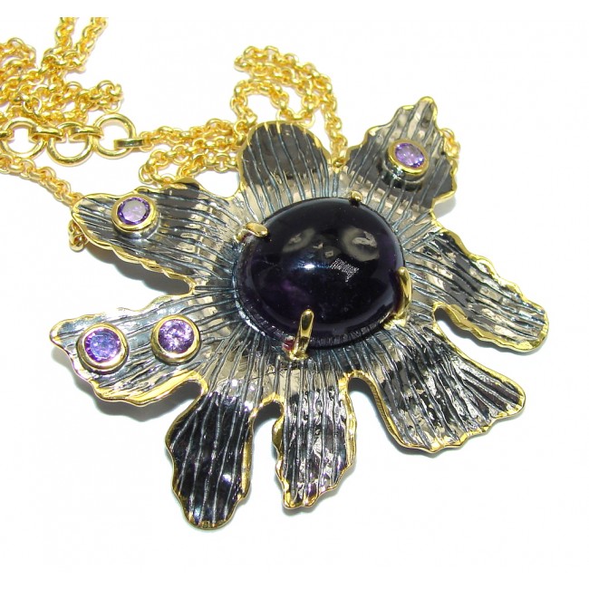 Mystic Princess Purple Amethyst Sterling Silver necklace