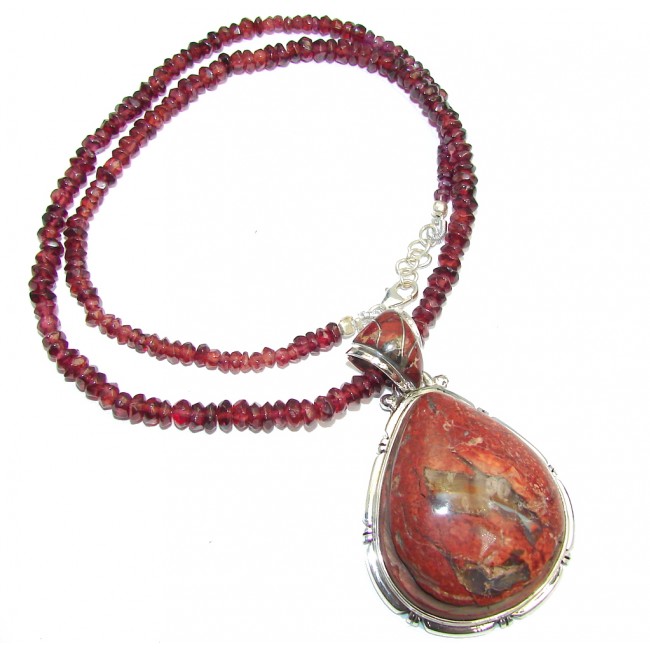 Lasting Impression AAA Mexican Fire Opal Sterling Silver Necklaces