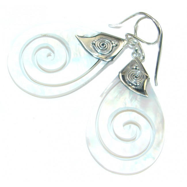 Sublime Blister Pearl Sterling Silver earrings