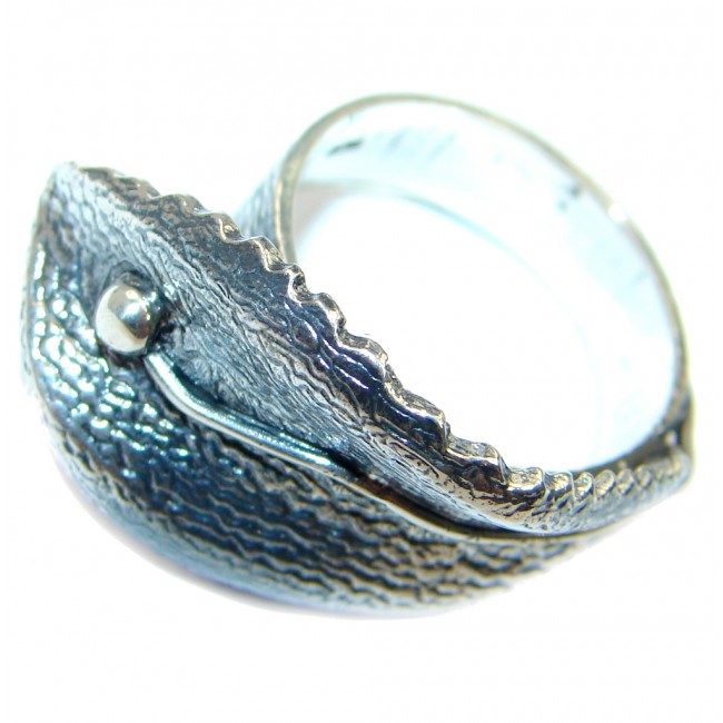 Great Italy made Sterling Silver ring; s. 7