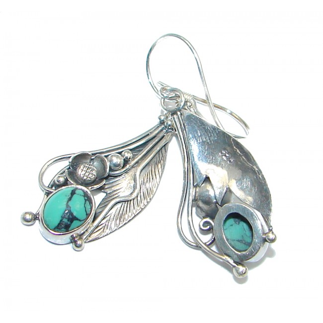 Slepping Beauty Turquoise Sterling Silver earrings