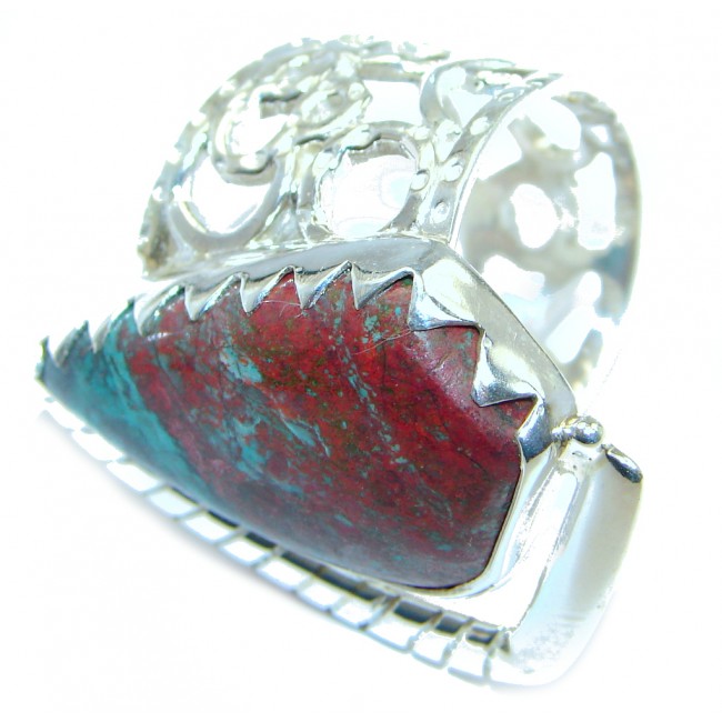 Perfect Sonora Jasper Sterling Silver Ring size adjustable