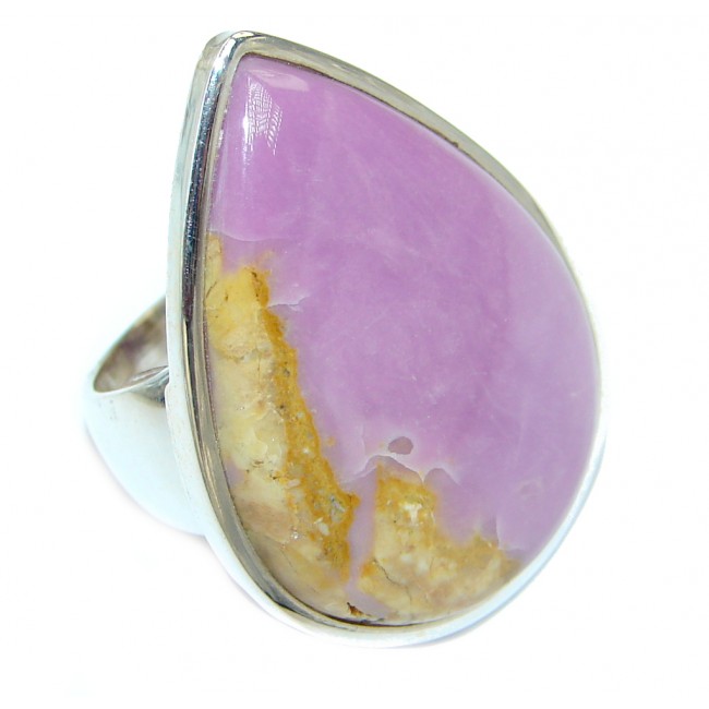 Beautiful Sugilite Sterling Silver Ring s. 6 1/2